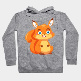 Squirrel Hand Drawn Hoodie